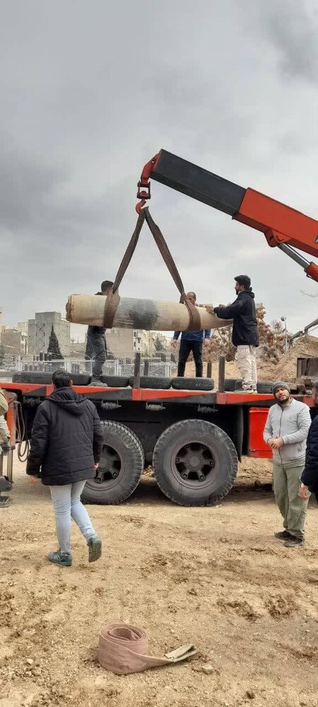 موشک عمل نکرده در بزرگراه شهید زینالدین/ جزئیاتی از ماموریت ویژه ۴۲۰ ساعته + عکس 