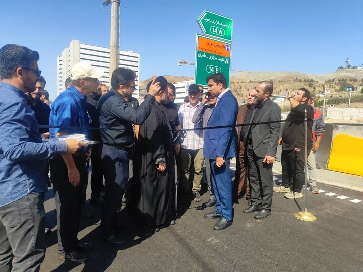 بهره‌برداری دوربرگردان دسترسی به بیمارستان شریعتی در بزرگراه شهید خرازی