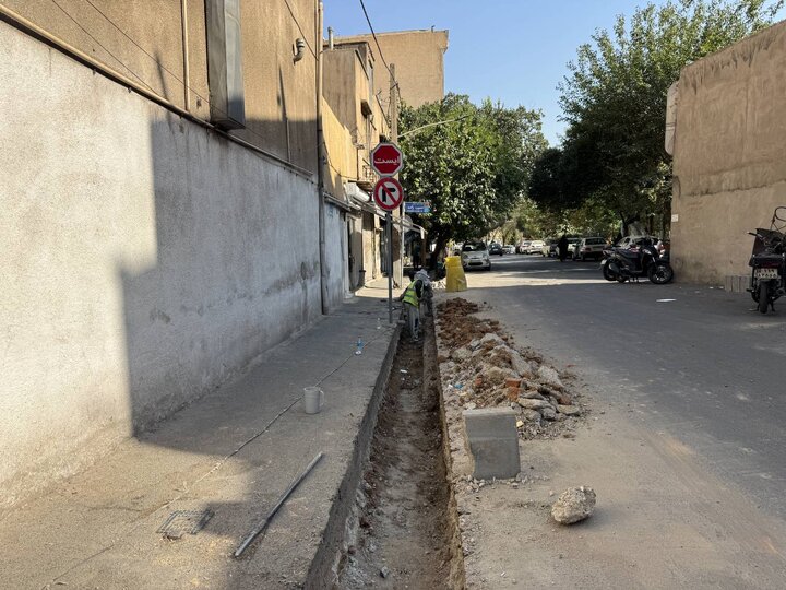 ساماندهی نهر خیابان صدقی، گامی برای ارتقای بهداشت محیط و تسهیل در تردد شهروندان