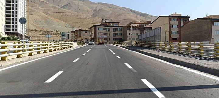 اجرای عملیات خط‌کشی محوری در شهرک های غربی تهران
