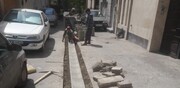 ساماندهی و بهسازی معابر محلی منطقه۸ با اجرای عملیات نیم‌جوی بتنی