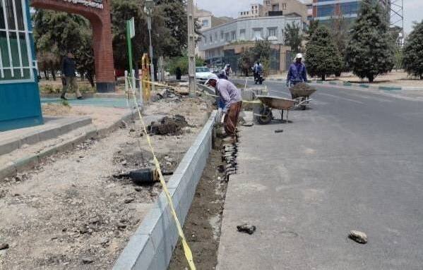 بهسازی زیرساختها و مناسبسازی پیادهروهای خیابان پیامبر در منطقه ۵