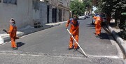 اجرای طرح«نگهداشت شهر» در معابر فرعی ۱۲ محله منطقه ۲۲