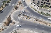 پایان اجرای اصلاح هندسی دوربرگردان انتهای خیابان اقاقیا(سبزوار) در منطقه ۲۲
