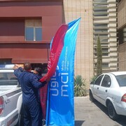 ساماندهی معابر و جمع‌آوری بنرهای سد معبر و مازاد در منطقه ۴