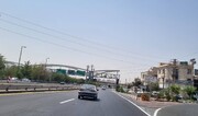 اجرای عملیات خط‌کشی ترافیکی در بزرگراه آیت‌الله مهدوی‌کنی