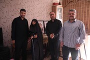 دیدار شهردار منطقه ۱۷ با خانواده شهید والامقام رضا کریمی نژاد