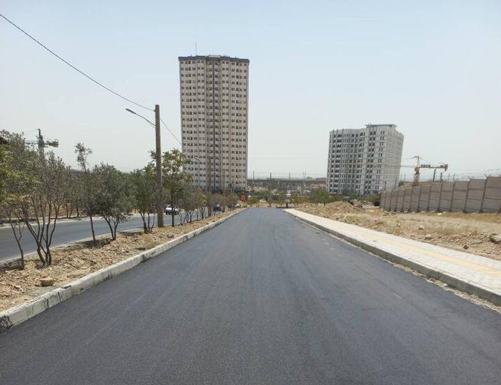 بلوار کرمانشاه دو باند شد