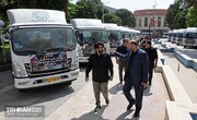 بازدید سخنگوی شهرداری تهران از روند اعزام تجهیزات خدمات شهری به عتبات