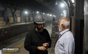 بازدید سخنگوی شهرداری تهران از پروژه‌های توسعه‌ای مترو در خطوط ۶، ۹ و ۱۰