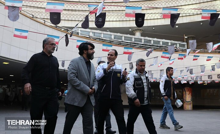بازدید سخنگوی شهرداری تهران از مترو تهران