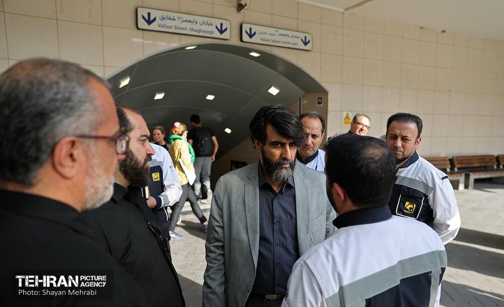 بازدید سخنگوی شهرداری تهران از مترو تهران