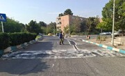 بهسازی ایمنی ترافیکی در شهرک پیکان شهر با احداث سرعتگیرهای آسفالتی جدید