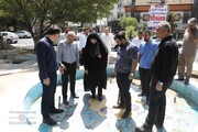  نوسازی حوضچه‌های میدان هفت‌حوض با تأکید بر حفظ هویت بصری این فضای شهری