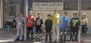 آغاز دوره‌های تخصصی و رایگان اسکیت در پارک ترافیک آفتاب