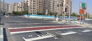 اجرای عملیات خط‌کشی ترافیکی در معابر غربی ترین محله تهران