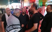 مرتضوی از روند خدمت‌رسانی جهادگران منطقه ۱۳ در عمودهای ۱ تا ۵۰۰ به زائران اربعین بازدید کرد