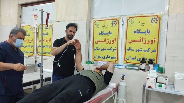 آغاز به کار ارائه خدمات درمانی شرکت شهر سالم به زائران حسینی در عمود ۷۰۷