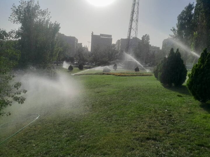 منطقه ۴ پایتخت زیر چتر سبز خدمت/ اجرای گسترده عملیات نگهداشت برای حفظ شادابی شمال شرق شهر