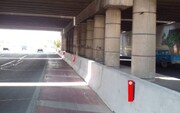 نصب خطرنمای شبرنگ در بزرگراه‌های خرازی و آزادگان