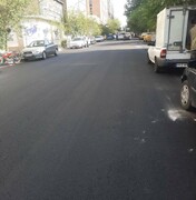 اجرای عملیات بهسازی ۱۰۶۵ تن آسفالت در معابر منطقه ۱۱
