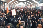 بازدید سخنگوی شهرداری تهران و شهردار منطقه ۱۰ از موکب طریق‌الحسین(ع) در عمود ۸۳۳