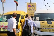 اعزام رایگان زائران اربعین حسینی به مرز مهران با ناوگان تاکسیرانی تهران