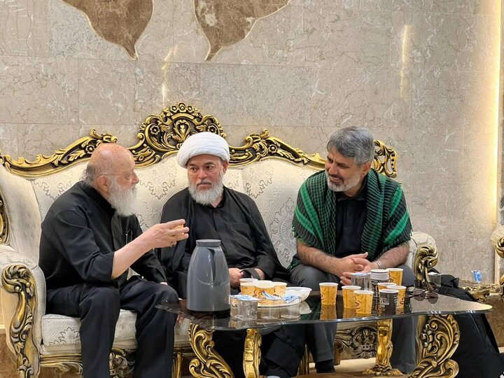بازدید چمران از قرارگاه خدمت‌رسانی شهرداری منطقه ۴ در نجف