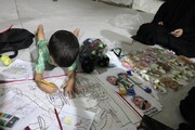 پایانه زرباطیه میزبان کوچک‌ترین زائران حسینی در غرفه مادر و کودک
