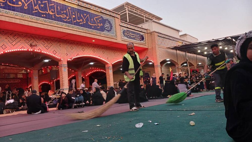 ۳۰۲ ساعت خدمت بی‌وقفه جهادگران منطقه ۱۳ در مسیر نجف تا کربلا