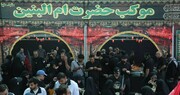 میزبانی موکب منطقه ۱۲ از عاشقان اباعبدالله الحسین (ع) در پیاده‌روی جاماندگان اربعین حسینی