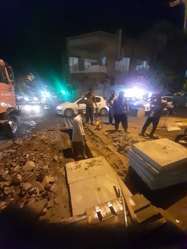 معبر هاشمی ایمنتر شد؛ جمعآوری پل فلزی و نصب سنگدال در منطقه ۱۰