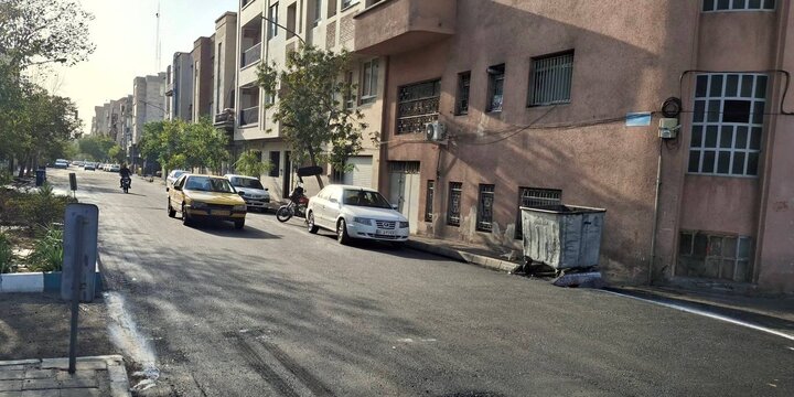 خیابان لبافی‌نژاد با اجرای ۷۲۰ تن آسفالت بهسازی شد