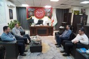 دیدار مدیرعامل سازمان رفاه، خدمات و مشارکت‌های اجتماعی شهرداری تهران با رئیس پلیس مبارزه با مواد مخدر فاتب