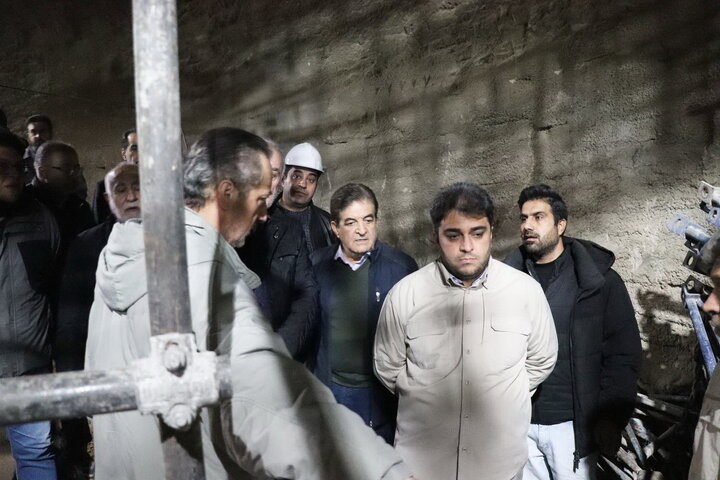 بازدید معاون حمل و نقل و ترافیک شهرداری تهران از آخرین وضعیت ایستگاه مترو میدان حرم حضرت عبدالعظیم حسنی (ع)