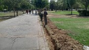 شبکه آبرسانی در مسیر توسعه بوستان‌های منطقه ۱۸ تقویت شد