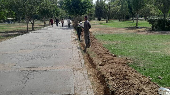 شبکه آبرسانی در مسیر توسعه بوستان‌های منطقه ۱۸ تقویت شد