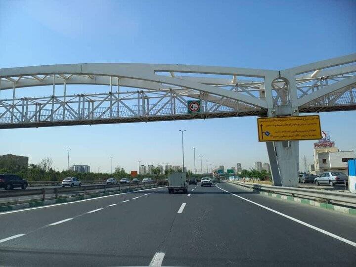 آغاز عملیات نوسازی و بهسازی آسفالت در شمال بزرگراه آزادگان