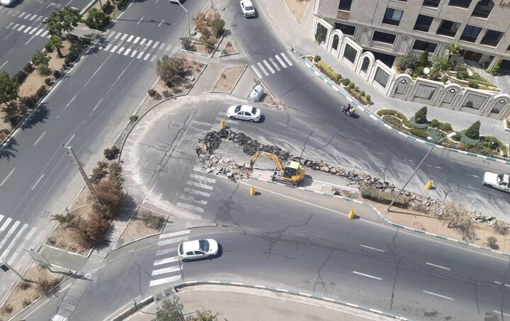 مناسب‌سازی ۵۴ تقاطع در شمال‌غرب تهران طی پنج ماه