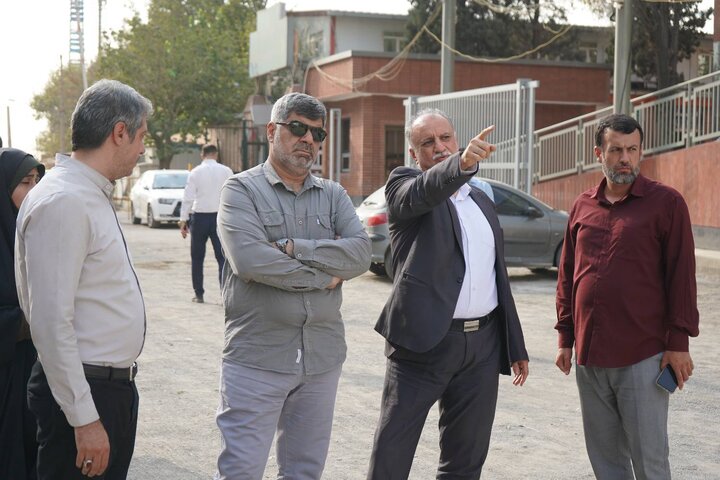 بازدید شهردار منطقه ۲۱ از بیمارستان ۳۰۰ تختخوابی ملوک مطهری در آستانه بهره‌برداری