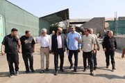 بازدید مدیرعامل سازمان پسماند از ایستگاه بازیافت منطقه ۱۱