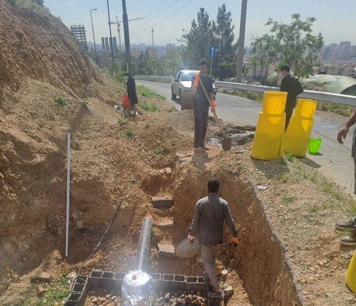 اغاز ایمن‌سازی حوضچه‌های بوستان «لتمال کن»