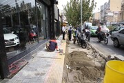 تداوم عملیات بهسازی معابر منطقه ۷ با اجرای بیش از ۱۵ هزار مترمربع پیاده‌روسازی