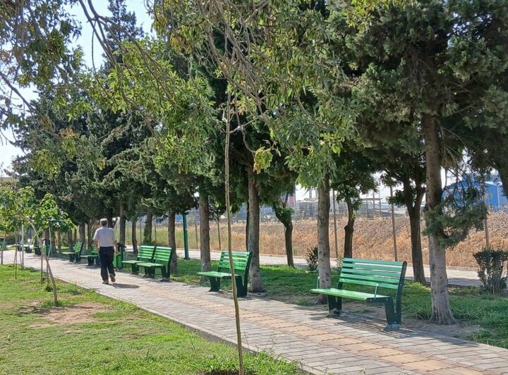 تجهیز بوستان سرو در محله سروآزاد