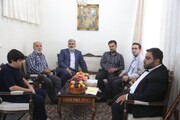 دیدار شهردار منطقه ۱۰ با خانواده گرانقدر شهید جواد سعیدی