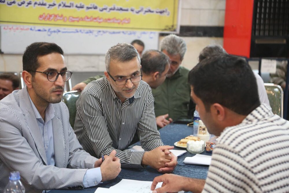 برگزاری سیصد و چهاردهمین ملاقات مردمی شهردار منطقه ۱۰ در محله جی