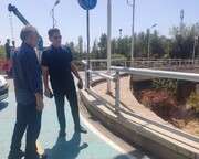 پایش میدانی ایمنی فضاهای شهری؛ بازدید تخصصی اداره HSE از بوستان جوانمردان