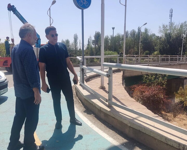 پایش میدانی ایمنی فضاهای شهری؛ بازدید تخصصی اداره HSE از بوستان جوانمردان