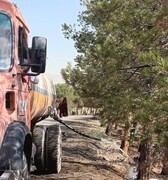 آغاز طرح آبیاری کمکی در بوستان جنگلی خرگوش‌دره