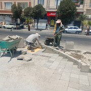 پیاده‌راه‌های محور زندیه به معلم در جنوب شهر بازسازی می‌شوند